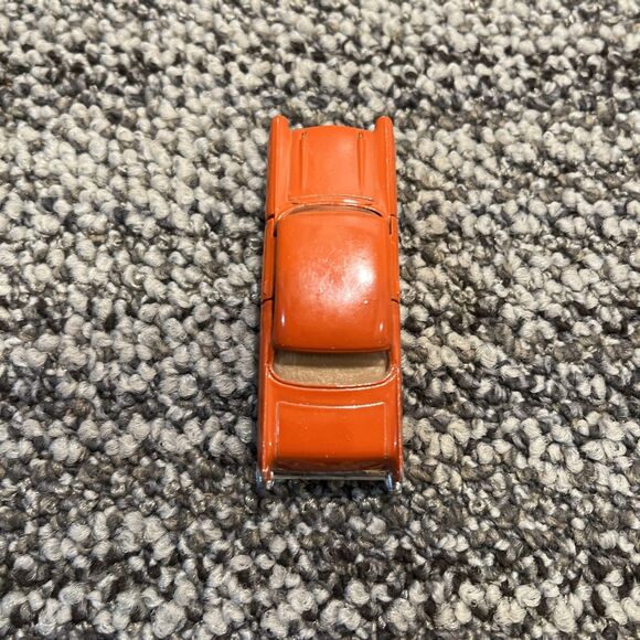 Pair (2) VTG Ertl Orange 57 Chevy Bel Air 1/64 Die-cast Car Open Doors Hong Kong - Picture 14 of 16